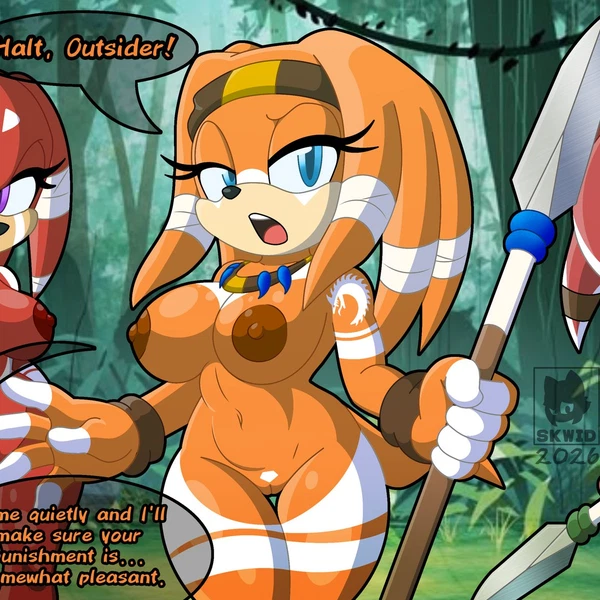 tikal the echidna (sega, sonic adventure) created by skwid