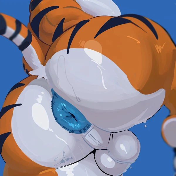 tony the tiger (frosted flakes, kellogg's) created by freeposers (artist)