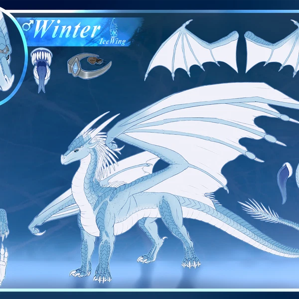 Winter (Wof) (Mythology, Wings Of Fire) Created By Inereigan
