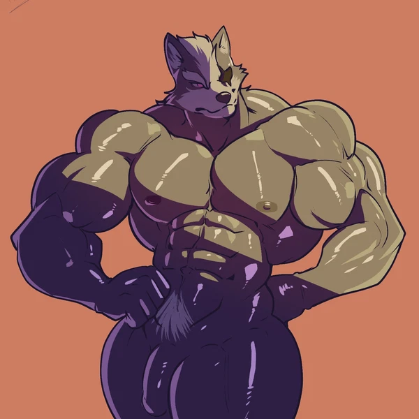 Wolf O'donnell (Nintendo, Star Fox) Created By Pinumontbalou