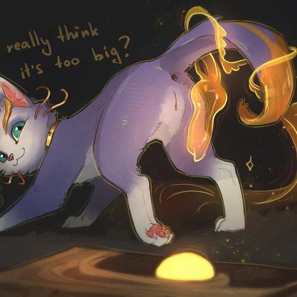 yuumi (lol) (league of legends, riot games) created by eeeevio