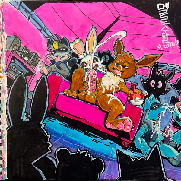 Ace (Siriusandpyri), Charlie (Siriusandpyri), Milo (Siriusandpyri) (Nintendo, Pokemon) Created By Mellootter