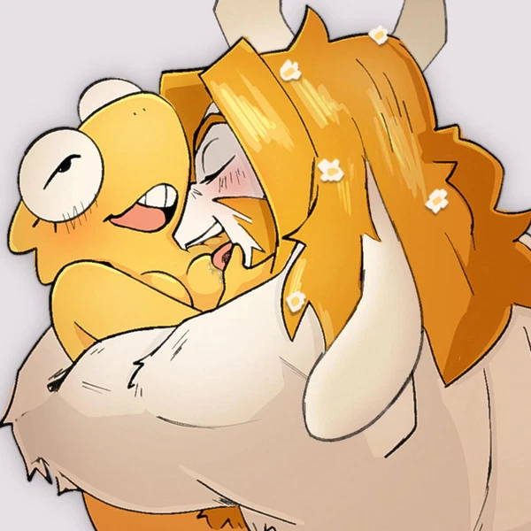 Alphys, Asgore Dreemurr (Undertale (Series)) Created By Noogatdelight (Artist)