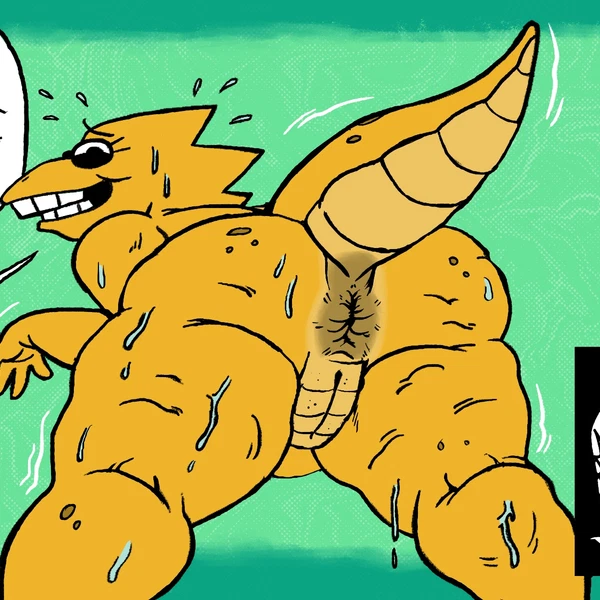 Alphys (Undertale (Series)) Created By Boobynudey