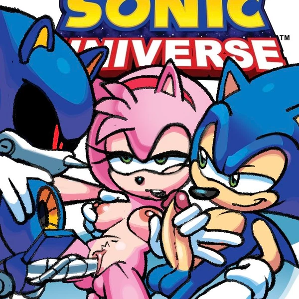 Amy Rose, Metal Sonic, Sonic The Hedgehog (Sega, Sonic The Hedgehog (Series)) Created By Boobtardd
