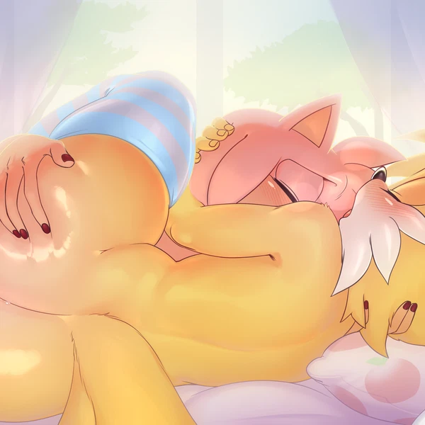 Amy Rose, Miles Prower (Sega, Sonic The Hedgehog (Series)) Created By Krazyelf