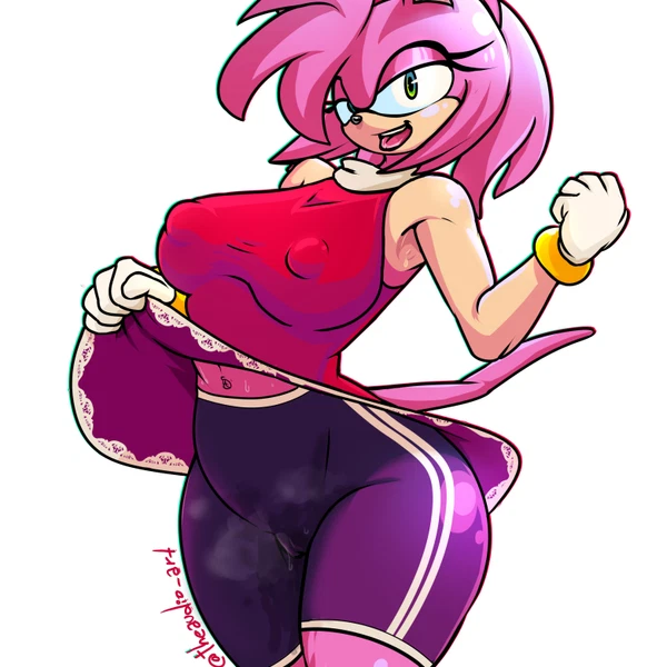 Amy Rose (Sega, Sonic The Hedgehog (Series)) Created By Auretheaudio