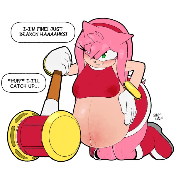 Amy Rose (Sega, Sonic The Hedgehog (Series)) Created By Silvia Nexus (Artist), Third-Party Edit