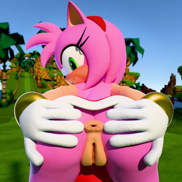 Amy Rose (Sega, Sonic The Hedgehog (Series)) Created By Twintails3d