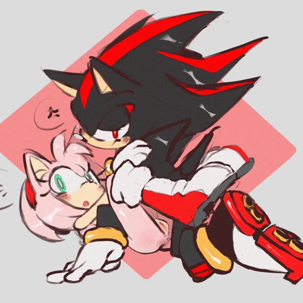 Amy Rose, Shadow The Hedgehog (Sega, Sonic The Hedgehog (Series)) Created By Zer097