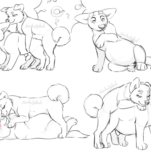 Angel (Lady And The Tramp), Bolt (Bolt) (Bolt (Film), Disney) Created By Mochasplash