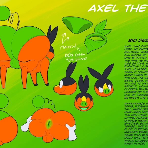 Axel The Tepig (Nintendo, Pokemon) Created By Tepigfan101