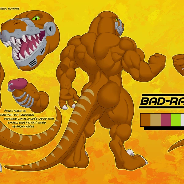 Bad Rap (Extreme Dinosaurs) Created By Vallhound