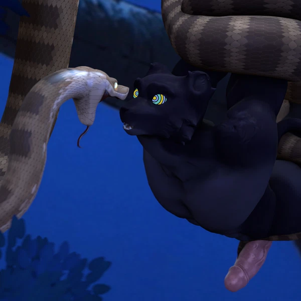 Bagheera (Jungle Book), Kaa (Jungle Book) (The Jungle Book) Created By Psikokinetic