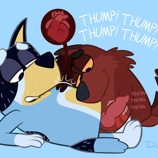 Bandit Heeler, Domi (Domidark) (Bluey (Series)) Created By Domidark