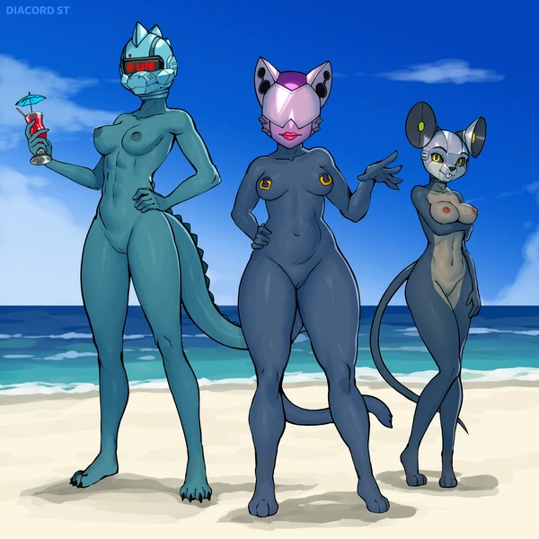 Bea Santello, Lori Meyers, Mae Borowski (Night In The Woods) Created By Diacordst