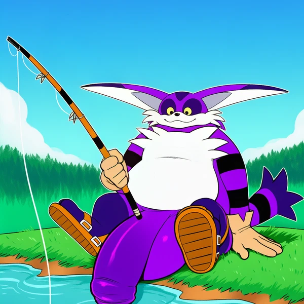Big The Cat (Sega, Sonic The Hedgehog (Series)) Created By Boxen549
