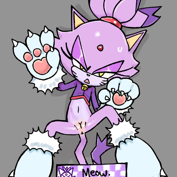 Blaze The Cat (Sega, Sonic The Hedgehog (Series)) Created By Rexuranus
