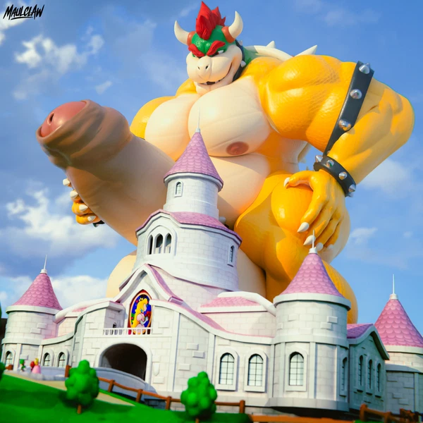 Bowser, Luigi, Mario (Bowser Day, Mario Bros) Created By Maulclaw