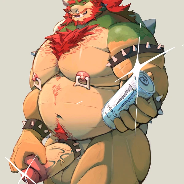 Bowser (Mario Bros, Monster Energy) Created By Zhangkuu