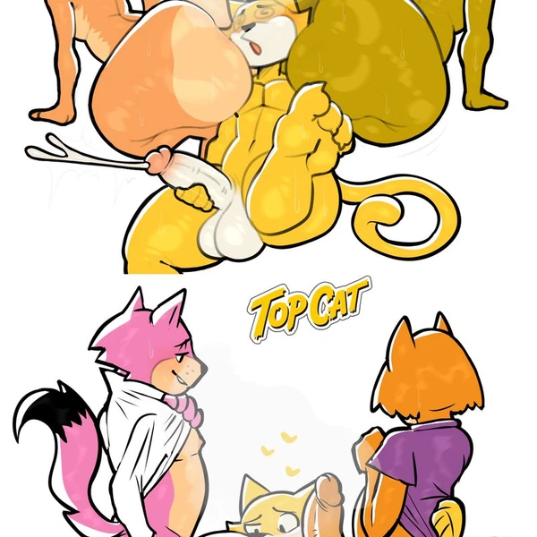 Brain (Top Cat), Choo-Choo (Top Cat), Fancy-Fancy (Top Cat) (Hanna-Barbera, Top Cat (Series)) Created By Scottdeer
