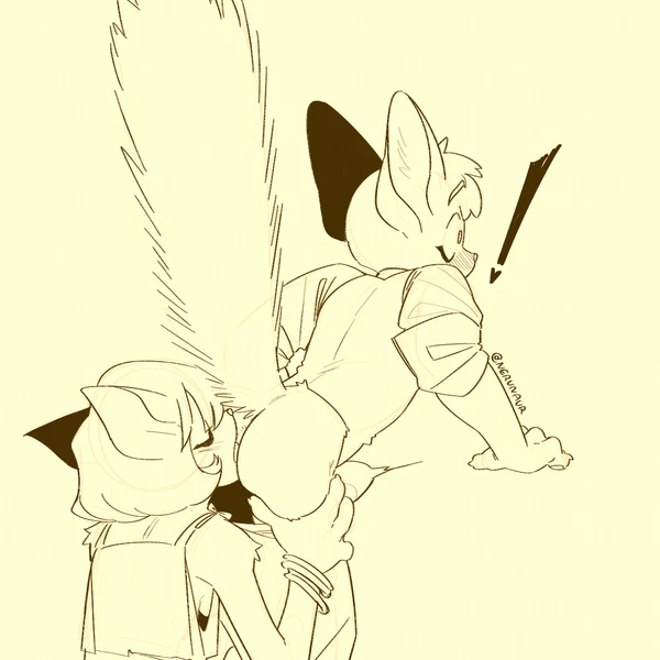 Calvin Mcmurray, Ivy Pepper (Lackadaisy) Created By Nerunaur