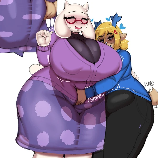 Carol Holiday, Toriel (Deltarune, Undertale (Series)) Created By Fladdykin