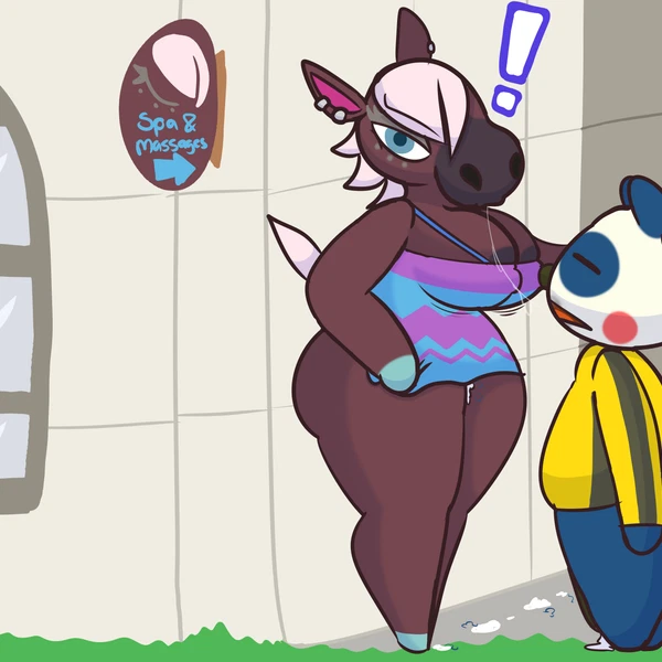 Chester (Animal Crossing), Reneigh (Animal Crossing) (A Chance Encounter, Animal Crossing) Created By Klutzatdusk