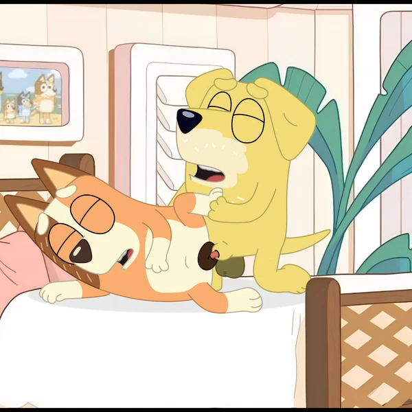 Chilli Heeler, Pat (Bluey) (Bluey (Series)) Created By Kaion