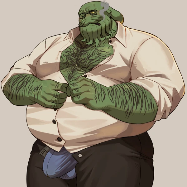 Cthulhu (Cthulhu Mythos, H. P. Lovecraft) Created By Wetghost
