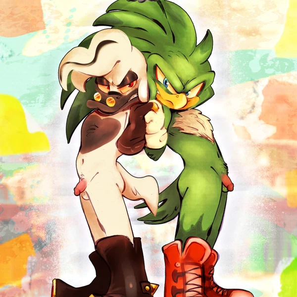 Doctor Starline, Jet The Hawk (Idw Publishing, Sega) Created By Salamikii