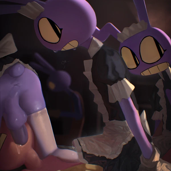 Evil Jax (Tadc), Jax (Tadc) (Glitch Productions, The Amazing Digital Circus) Created By Solomonbnuy