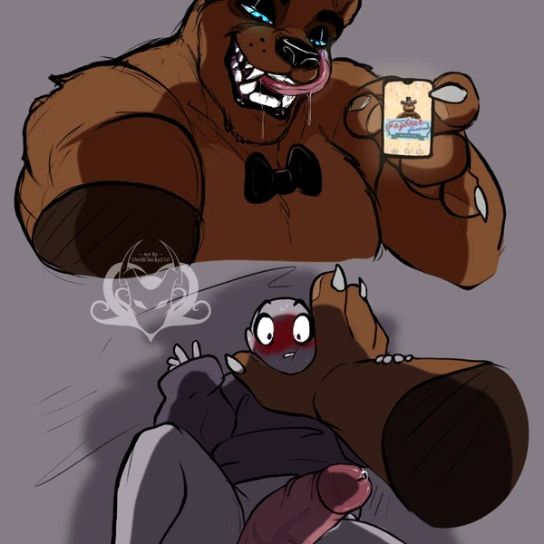Fem Anon, Freddy (Fnaf) (Five Nights At Freddy's, Scottgames) Created By Devilchicky210
