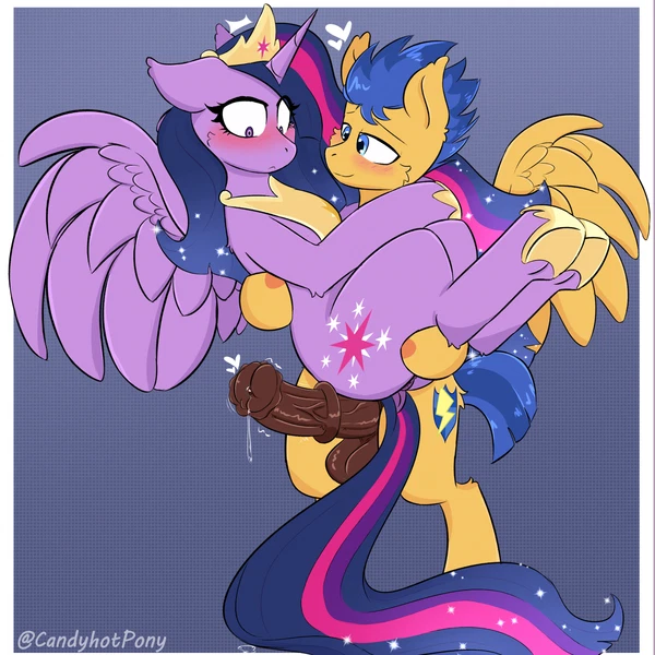 Flash Sentry (Mlp), Queen Twilight (Mlp), Twilight Sparkle (Mlp) (Friendship Is Magic, Hasbro) Created By Candy B Black