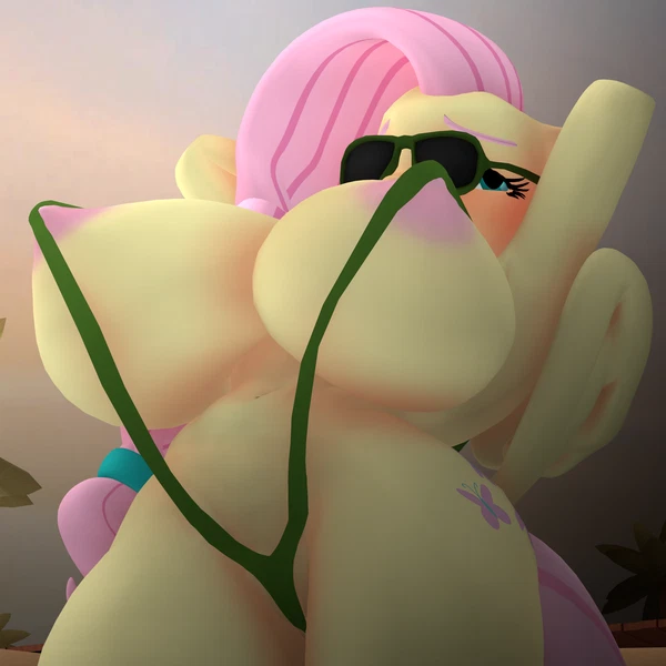 Fluttershy (Mlp) (Friendship Is Magic, Hasbro) Created By Purplefondue