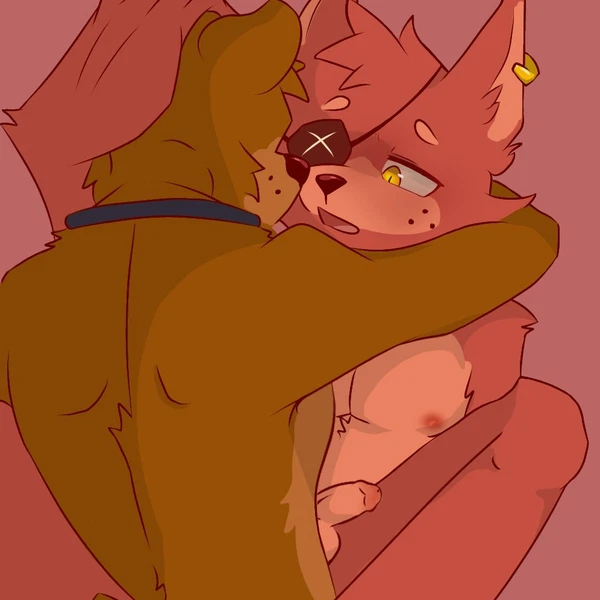 Foxy (Fnaf), Freddy (Fnaf) (Five Nights At Freddy's, Scottgames) Created By Suckerboon