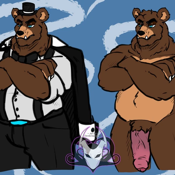 Freddy (Fnaf) (Five Nights At Freddy's, Scottgames) Created By Devilchicky210