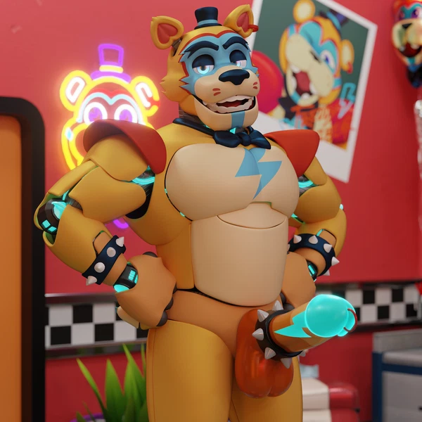 Glamrock Freddy (Five Nights At Freddy's, Five Nights At Freddy's: Security Breach) Created By Maulclaw