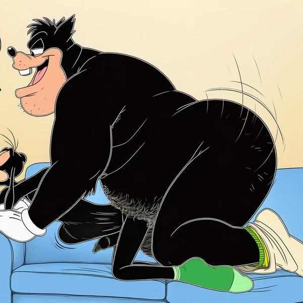 Goofy (Disney), Pete (Disney) (Disney, Goof Troop) Created By Boxen549
