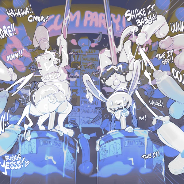 Iggy (Jjba), Jevil (Deltarune), Max (Sam And Max) (Animal Crossing, Atlus) Created By Submarine Screw