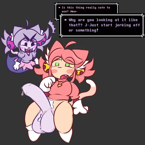 Irritable Ghost (Deltarune), Mad Mew Mew, Mew Mew (Undertale) (Deltarune, Undertale (Series)) Created By Kirixance