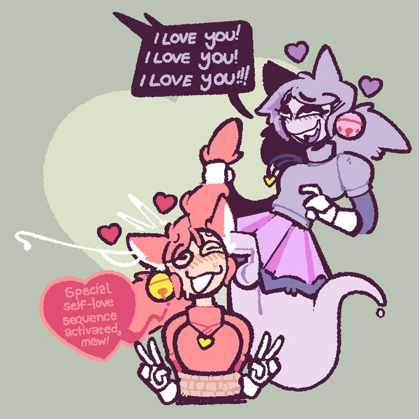 Irritable Ghost (Deltarune), Mew Mew (Undertale), Pink (Deltarune) (Deltarune, Undertale (Series)) Created By Xenopavilia