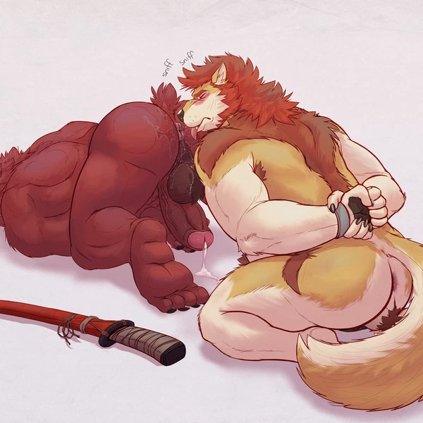 Itreyu, Kumatetsu (The Boy And The Beast) Created By Crazydrak