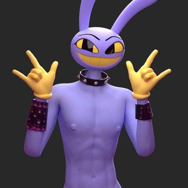 Jax (Tadc) (Glitch Productions, The Amazing Digital Circus) Created By Small D0rk