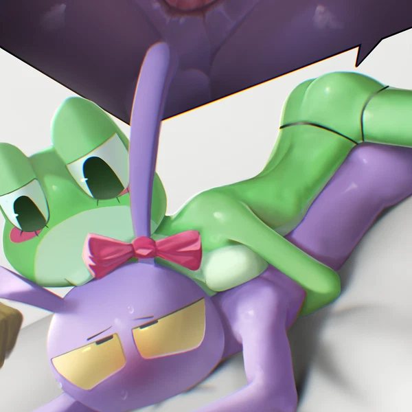 Jax (Tadc), Ribbit (Tadc) (Glitch Productions, The Amazing Digital Circus) Created By Solomonbnuy