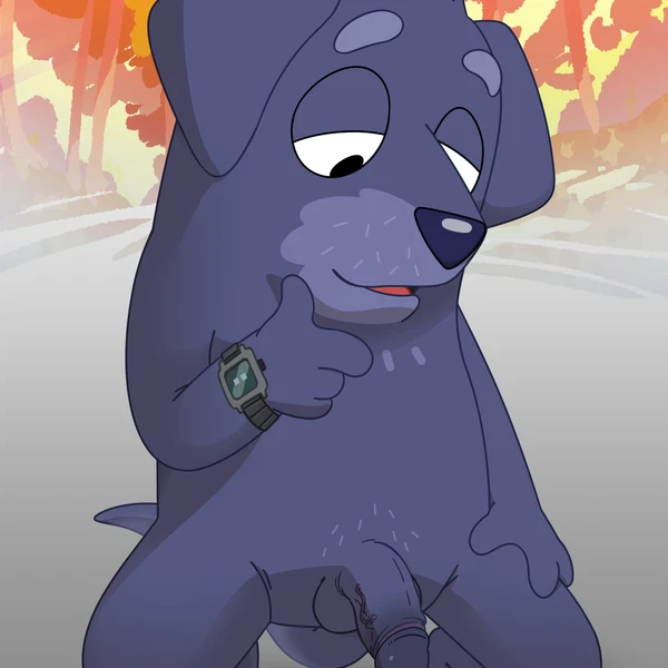 Jean-Luc's Dad (Bluey) (Bluey (Series)) Created By Pawsome (Artist)