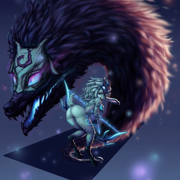 Kindred (Lol), Lamb (Lol), Wolf (Lol) (League Of Legends, Riot Games) Created By Zizujel