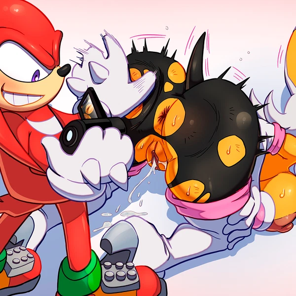 Knuckles The Echidna, Rouge The Bat (Sega, Sonic The Hedgehog (Series)) Created By Darkereve