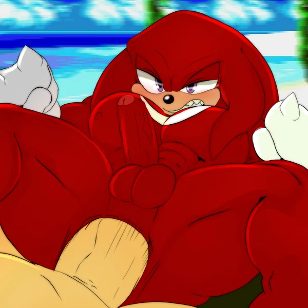 Knuckles The Echidna (Sega, Sonic The Hedgehog (Series)) Created By Lukastarfall