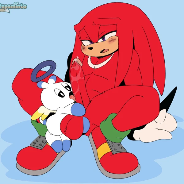 Knuckles The Echidna (Sega, Sonic The Hedgehog (Series)) Created By Pepamintop